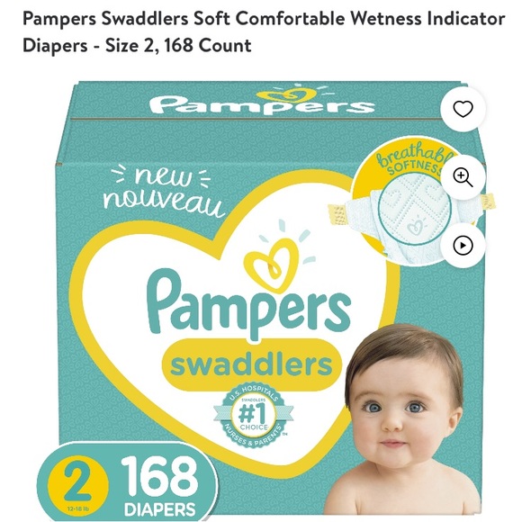 Pampers 168 count diapers never opened - Picture 1 of 1
